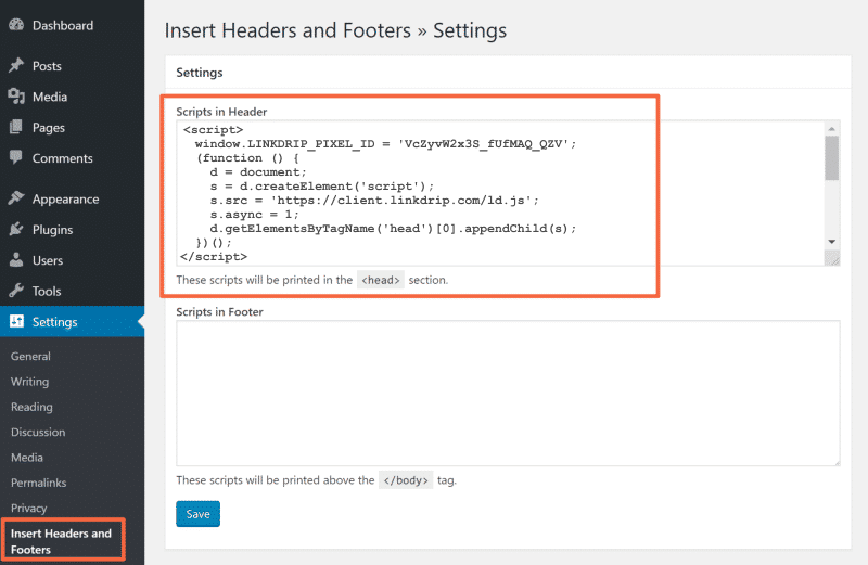 Pixel in head section